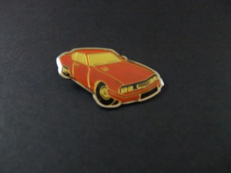 Citroën SM, tweedeurs auto 1970, oranje